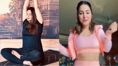 Watch: Hina Khan drops stunner workout video in bralette, Divyanka Tripathi shares yoga moment