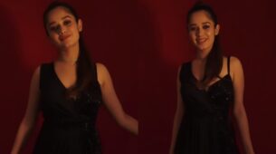 Watch: Jannat Zubair does a swag dance in her glittery all black outfit
