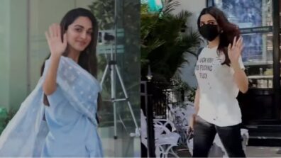 Watch: Kiara Advani and Samantha Ruth Prabhu keep it high-chic and classy as they get spotted by paparazzi, see videos