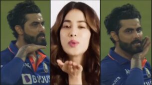 Watch: Ravindra Jadeja recreates Allu Arjun’s ‘Pushpa’ style celebration after wicket during IND Vs SL T20I, Janhvi Kapoor loves it