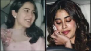 Watch: Sara Ali Khan and Janhvi Kapoor spotted at same venue after their names crop up in Sukesh Chandrasekhar controversy, details inside