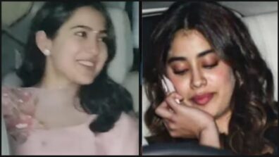 Watch: Sara Ali Khan and Janhvi Kapoor spotted at same venue after their names crop up in Sukesh Chandrasekhar controversy, details inside