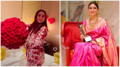 Watch: Shraddha Arya is super delighted after Dadasaheb Phalke win, celebrates with roses and balloons in bedroom