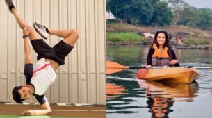 Watch: Siddharth Nigam pulls off high-octane ‘Spiderman’ act, Ashi Singh wants ‘adventure’
