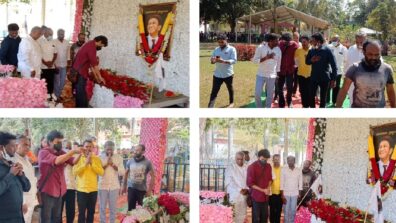 Watch: Thalapathy Vijay gives emotional tribute to late Puneeth Rajkumar at Bengaluru, pics go viral