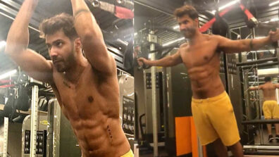 Watch: Varun Dhawan shares new shirtless workout video, Vicky Kaushal and Kartik Aaryan take inspiration