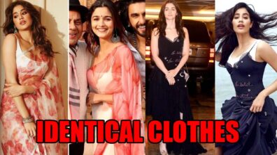 When Alia Bhatt and Janhvi Kapoor: Celebs Wore Identical Clothes, Check This Out