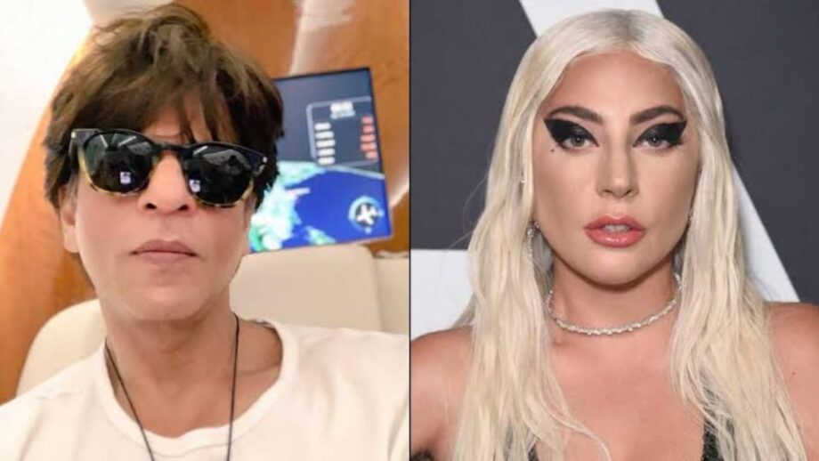 When Shah Rukh Khan Gifting His Watch To Lady Gaga During An Interview And It Became A CRINGE WORTHY Moment 551161