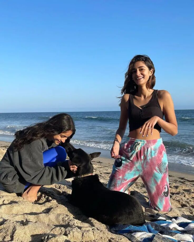 With A Crop Top And Cool Tie-Dye Pants, Ananya Panday Is A Funky Beach Girl - 0