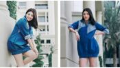 Pregnant Kajal Aggarwal Looks Adorable In Tiny Denim Dress While On Vacation In Dubai