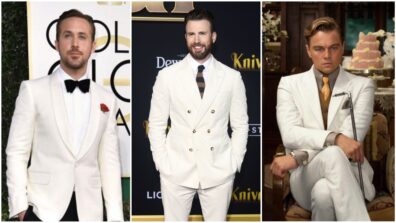 Learn How To Wear A White Tuxedo Like These Hollywood Celebrities, From Chris Evans To Brad Pitt