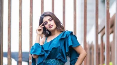 3 Times Nidhhi Agerwal Slayed In Ruffle Saree Looks