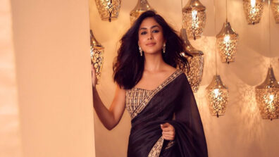 3 Times When Mrunal Thakur Slayed In Black Stunning Sarees