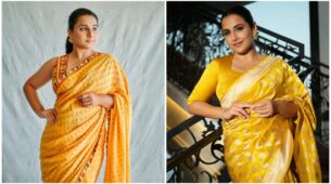 3 Times When Vidya Balan Slayed In Expensive Yellow Sarees, Take A Look