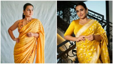 3 Times When Vidya Balan Slayed In Expensive Yellow Sarees, Take A Look