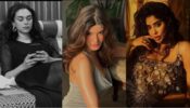 Sensuous Diva: Aditi Rao Hydari channels her royalty in black, Shanaya Kapoor drops a sunkissed moment in bodycon, Janhvi Kapoor allures in embellished beach avatar