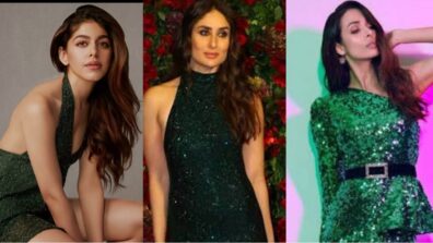 Alaya F Or Kareena Kapoor Or Malaika Arora: Who Wore The Green Sequined Dress Best?