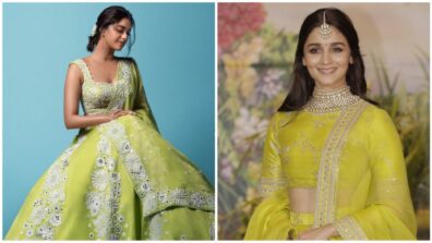 Alia Bhatt Vs Keerthy Suresh: Who Donned The Prettiest Lime Green Lehenga?