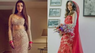 All set to get married soon? Learn the mermaid special lehenga gown outfit style hack from Kajal Aggarwal and Shibani Dandekar