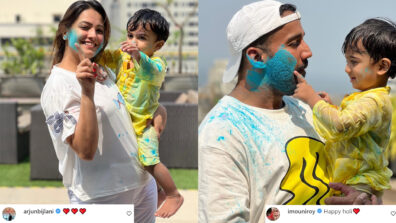 Anita Hassanandani spends adorable Holi moment with son, Arjun Bijlani and Mouni Roy melt in awe