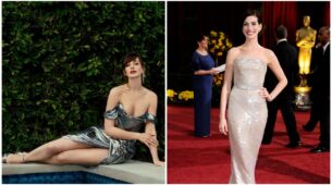 Anne Hathaway’s Top 5 Sequined Dress Moments