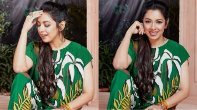 Anupamaa actress Rupali Ganguly turns a wowzie in green floral long dress, see pictures