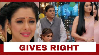 Anupamaa Spoiler Alert: Anupamaa gives Kinjal the right to take her decision