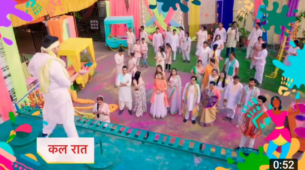 Anupamaa written update S01 Ep529 18th March 2022: Holi ka dhamaka with the Shahs
