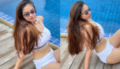Anushka Sen is quintessential ‘beach baby’ in white bikini, fans can’t handle sensuous curves