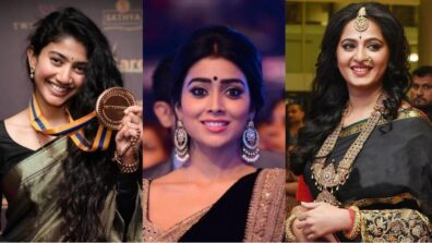 Anushka Shetty, Sai Pallavi, Or Shriya Saran: Who Styled The Golden Black Saree The Best?