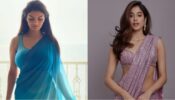 Anveshi Jain Vs Janhvi Kapoor: Who’s the real queen of sensuous deep-neck saree draping style? (Vote Now)