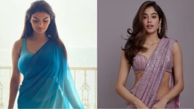 Anveshi Jain Vs Janhvi Kapoor: Who’s the real queen of sensuous deep-neck saree draping style? (Vote Now)