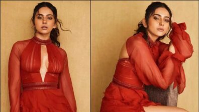 As Hot As Fire: Rakul Preet Singh Slays In Red Outfits