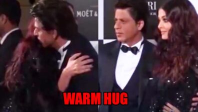 Throwback To Time When Shah Rukh Khan And Aishwarya Rai Bachchan Shared A Warm Hug