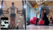 Ashnoor Kaur burns it all in Puma t-shirt and shorts at the gym, watch