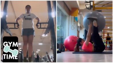 Ashnoor Kaur burns it all in Puma t-shirt and shorts at the gym, watch