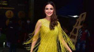From Shimmery Yellow To Puff Sleeve: Here Are Some Gorgeous Dresses Worn By Jasmin Bhasin