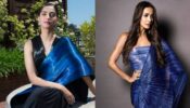 Who Looks Better In A Blue Metallic Saree: Sonam Kapoor Or Malaika Arora?