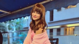 Avneet Kaur Looks Like A Princess In All Pink Two-Piece And Block Heels