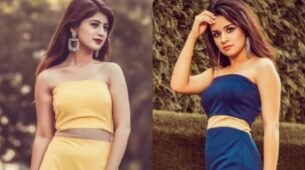 Avneet Kaur Vs Arishfa Khan: Who Looks Striking And Gorgeous In A Strapless Solid Dress?