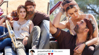 Bachchhan Paandey: Kriti Sanon shares unseen BTS moment with Akshay Kumar, Jacqueline Fernandez comments