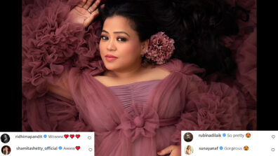 Bharti Singh flaunts adorable baby bump, Rubina Dilaik, Sunayana Fozdar, Ridhiema Tiwari and Shamita Shetty react