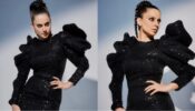 Black Beauty: Kangana Ranaut stumps in sequinned bold avatar, see pictures