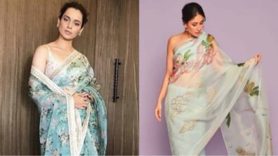 Bollywood Actresses Like Kangana Ranaut, Kareena Kapoor, And Others Are Nailing The Organza Saree Trend