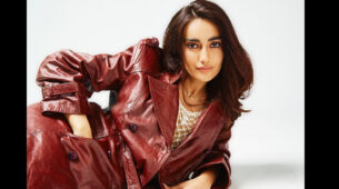 Boss Lady: Surbhi Jyoti enthrals in a sheer brown leather jacket, see pictures