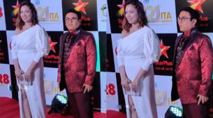 Check out TMKOC fame Jethalaal- Babita aka Dilip Joshi – Munmun Dutta’s cute and adorable red carpet moment