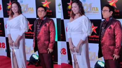 Check out TMKOC fame Jethalaal- Babita aka Dilip Joshi – Munmun Dutta’s cute and adorable red carpet moment