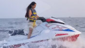 Dare To Conquer: Anushka Sen enjoys first-time ride in Jetski alone at Maldives, fans shocked seeing bravado