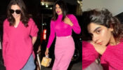 Deepika Padukone, Priyanka Chopra and Khushi Kapoor keep it trendy and high-chic in hotpink knit outfits, check ASAP