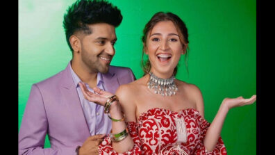 Dhvani Bhanushali and Guru Randhawa’s unseen candid moment from studio goes viral